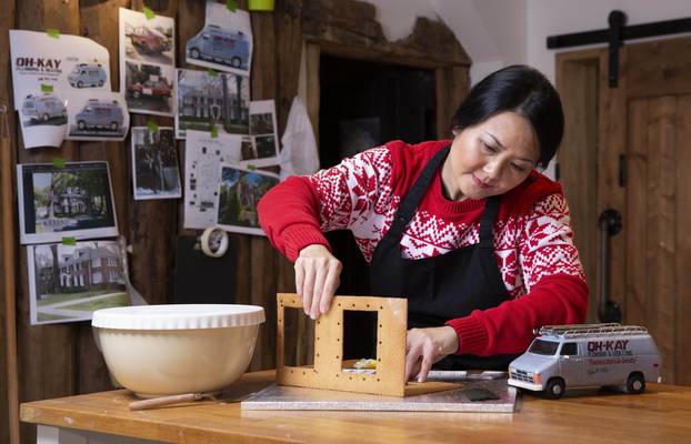 Home Alone gingerbread house