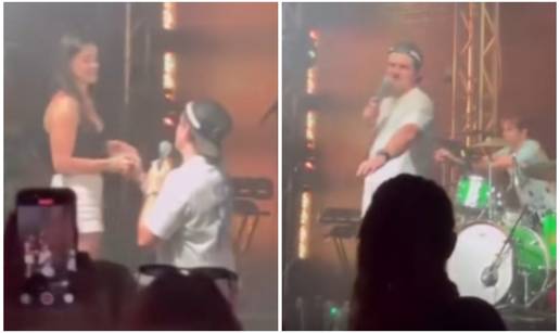 VIDEO Kakav blam! Zaprosio curu na koncertu omiljenog benda, odbila ga. Svi u &scaron;oku