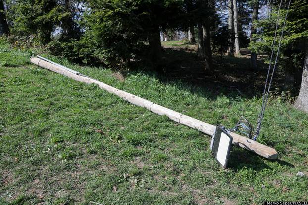 Zagreb: Tri tjedna nakon razorne oluje na Sljemenu i dalje vidljive posljedice 