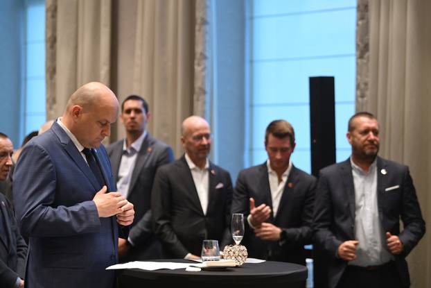 Zagreb: Proslava 80. rođendana Košarkaškog kluba Cibona u hotelu Esplanade