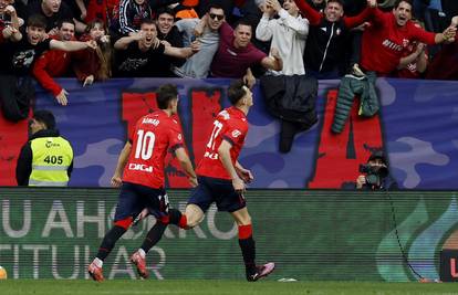VIDEO Kralj Osasune opet je zabio! Pogledajte novi gol Ante Budimira, 'probio' je mrežu