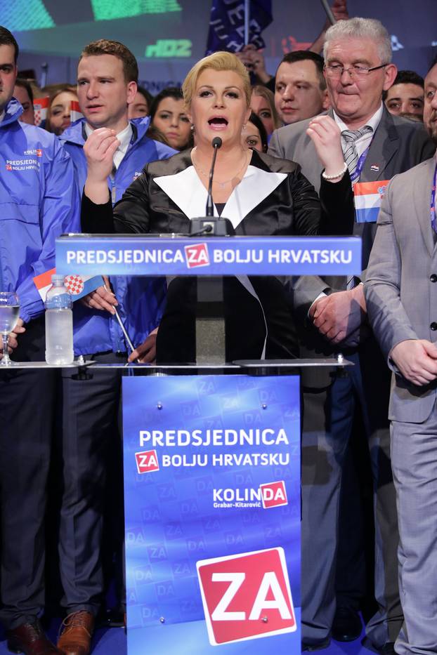 ARHIVA - 11.01.2015. Kolinda Grabar Kitarovi? je izabrana za prvu predsjednicu Republike Hrvatske 
