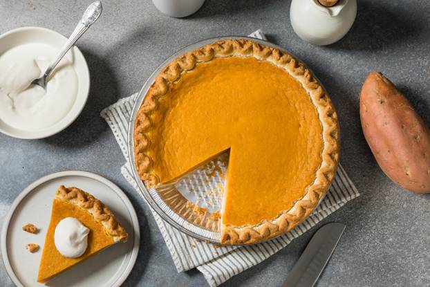 Homemade Festive Sweet Potato Pie