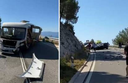 VIDEO U nesreći u Drveniku sudjelovala četiri vozila: 'Užas, dijelovi auta bili su posvuda...'