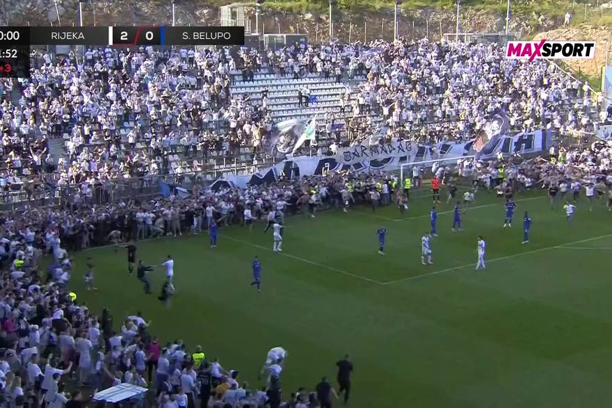 Police banned fans in Rijeka watching the match from the hill, the club asks not to enter the field