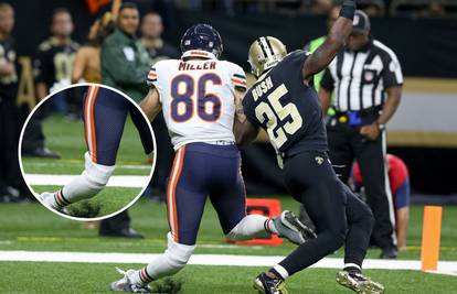 Uznemirujuća snimka iz NFL-a: Bore se da Milleru spase nogu