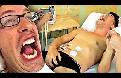 'Nema šanse, stani!': Muškarci vrištali na simulatoru rađanja