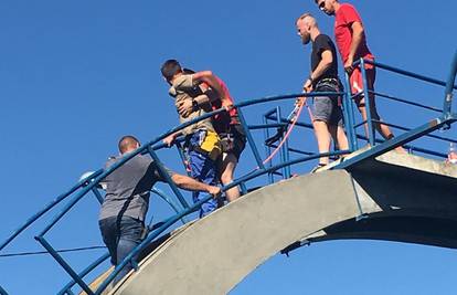 Napio se i popeo na skakaonicu u Karlovcu: HGSS ga je spustio