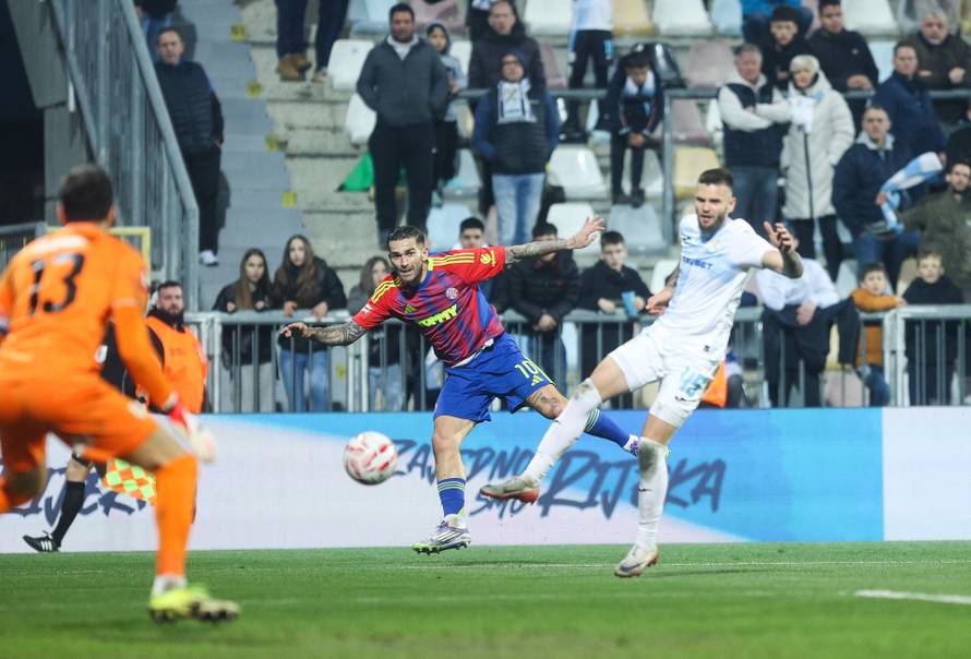 Susret Rijeke i Hajduka u četvrtfinalu Hrvatskog nogometnog kupa