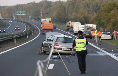 Žena je poginula u sudaru na autocesti kraj Zagreba