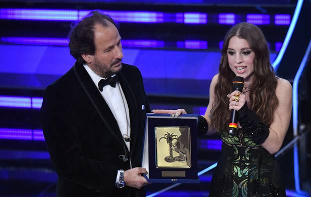 Sanremo, 74th Italian Song Festival - Fifth Final Evening. Angelina Mango wins the Sanremo Festival