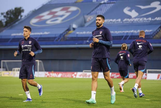Zagreb: Trening hrvatske nogometne reprezentacije