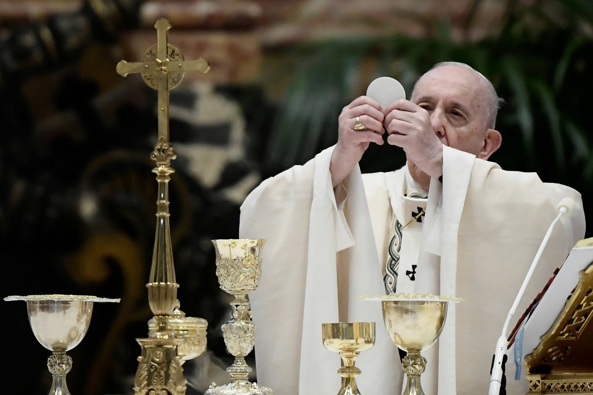 Pope Francis leads Easter Mass at the Vatican