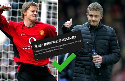 Sad ne moraju brisati objavu: Solskjaer novi trener Uniteda!