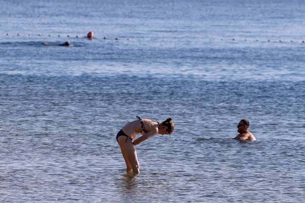 Zadar: Sunčanje i kupanje ugodno je i u listopadu