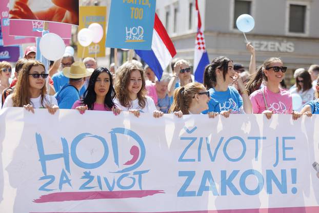 U Rijeci održan Hod za život pod nazivom "Život je zakon"