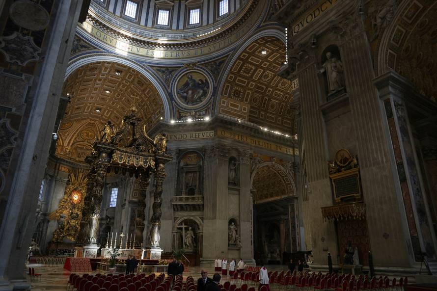 Pope Francis' coffin is transferred to St. Peter's Basilica