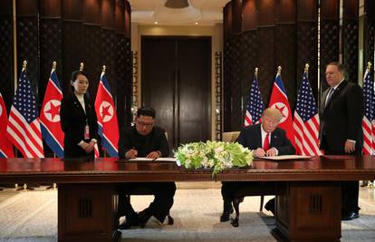 'Sve će se promijeniti': Kim i Trump potpisali su sporazum