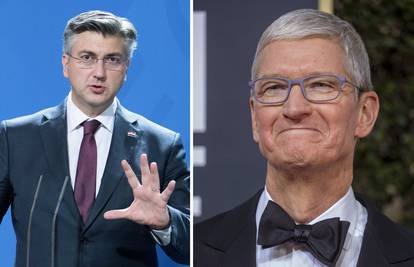 Appleov šef Tim Cook tražio susret s Plenkovićem u Davosu