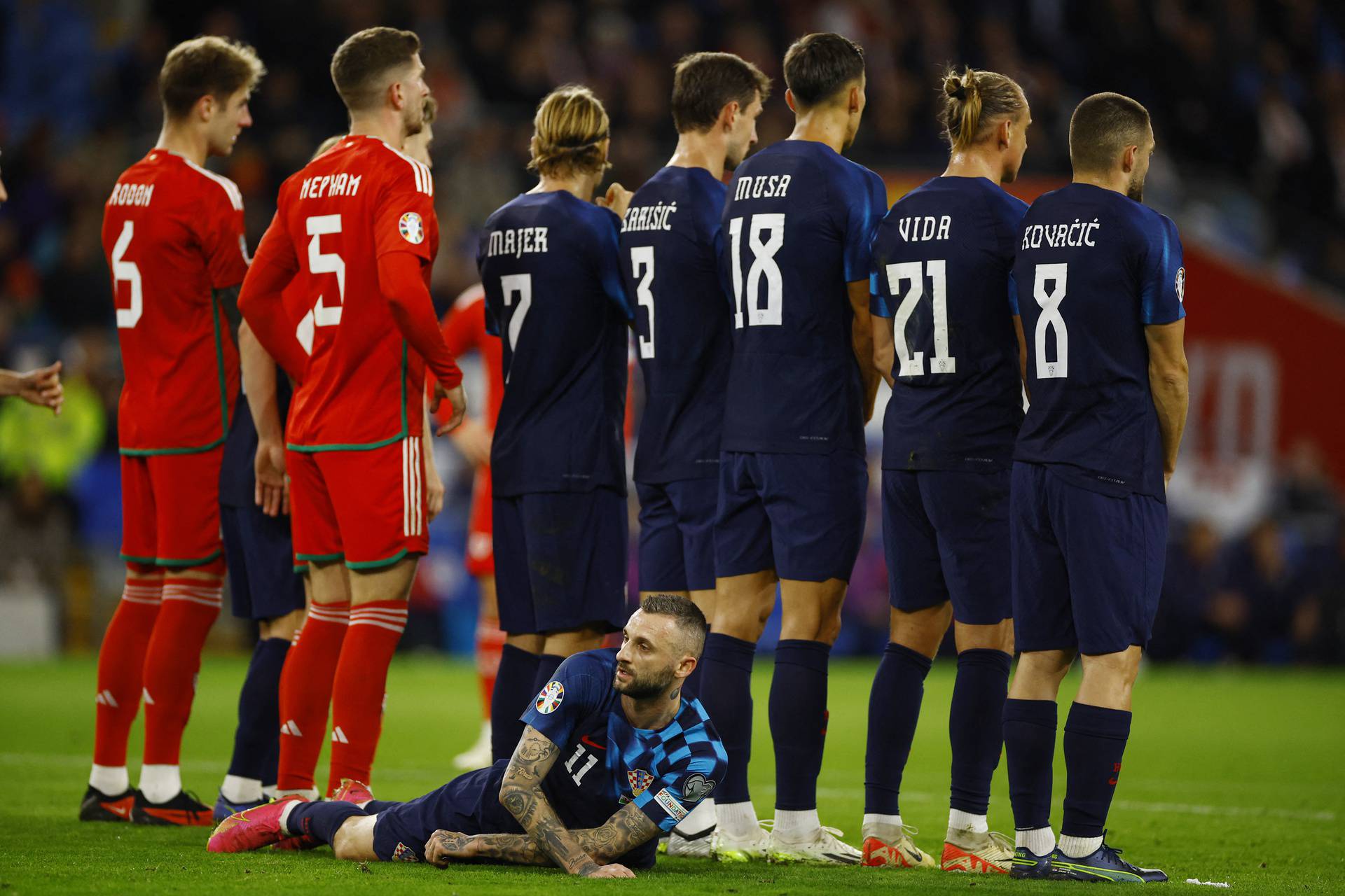 Euro 2024 Qualifier - Group D - Wales v Croatia