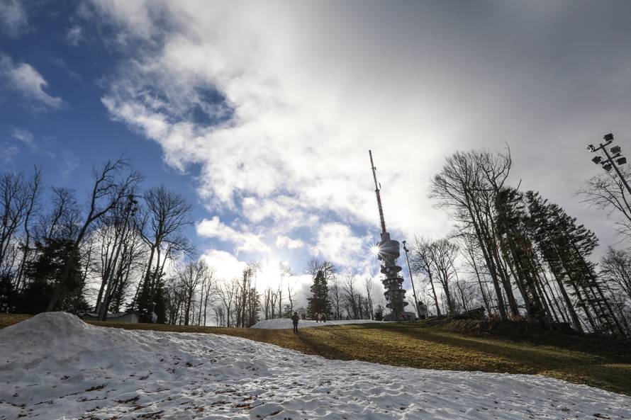 U prvim danima siječnja zagrebačko Sljeme bez hladne zime i pravog snijega