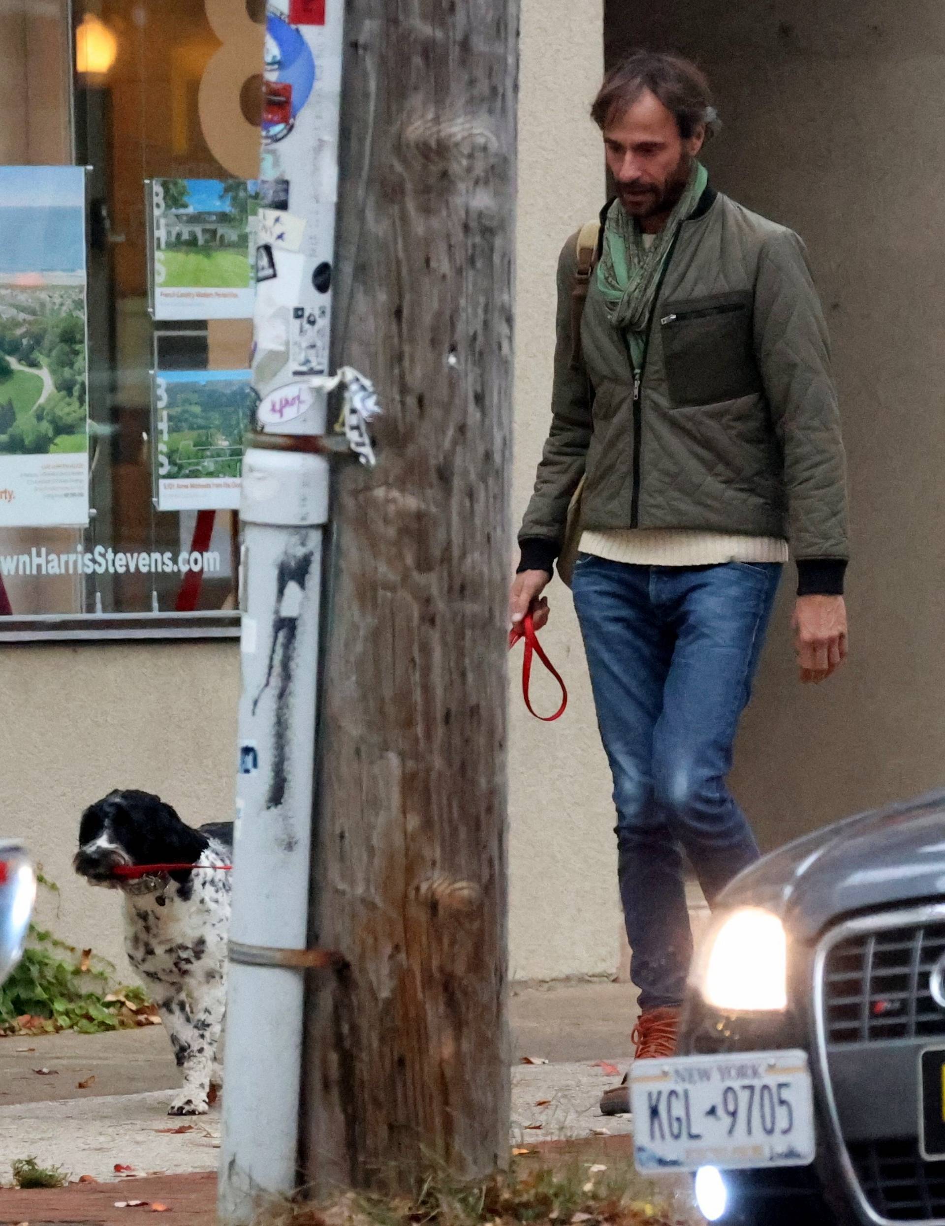 Uma Thurman's New Boyfriend Peter Sabbeth Spotted In The Hamptons With His Cute Little Dog That Brought Them Together