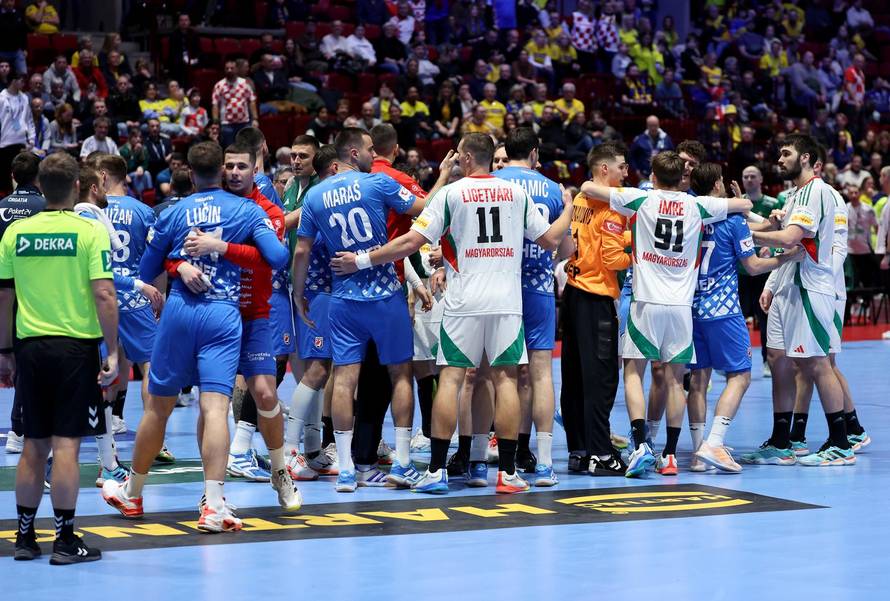 Malmo: Nakon pobjede došlo je do naguravanja rukometaša Hrvatske i Mađarske