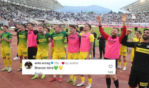 Istra šokirala Hajduk u Splitu, Erceg se javio u komentarima