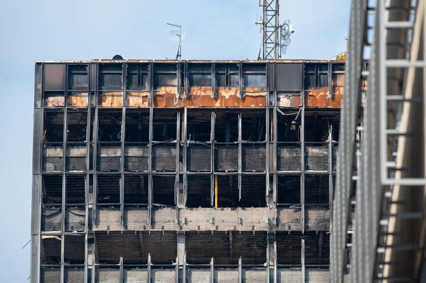 Zagreb: Nastavljeni radovi rušenja Vjesnika u Zagrebu