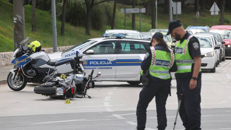 STRAVA U Sl. Brodu motociklist sletio s kolnika: Stigla i hi