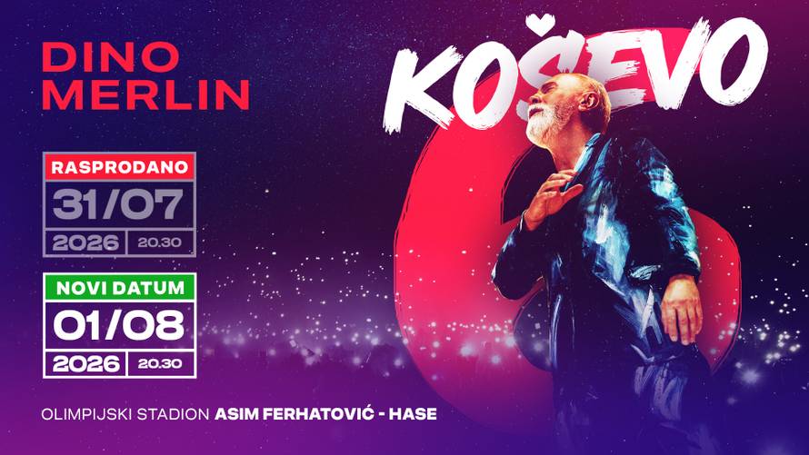 Dino Merlin u samo jednom danu rasprodao cijeli stadion, dodao šesti koncert na Koševu
