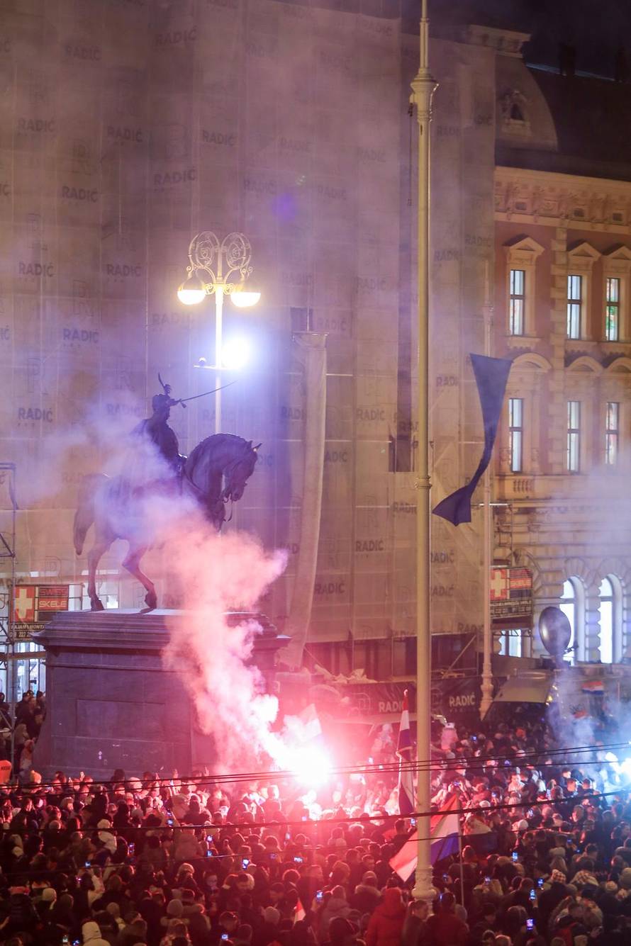 Zagreb: Svečani doček rukometnih reprezentativaca nakon osvojene bronce na Europskom prvenstvu