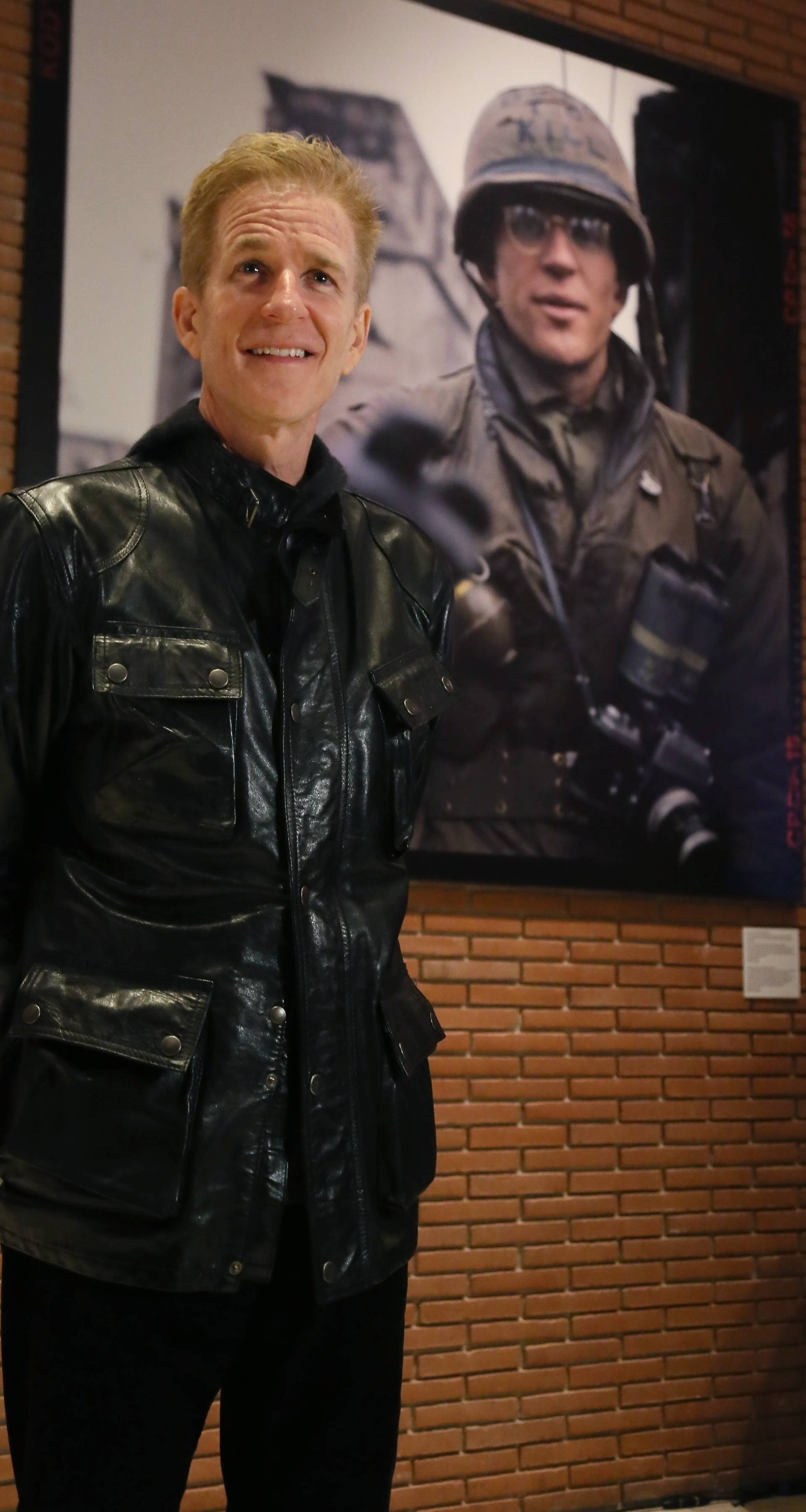 Matthew Modine During the Opening of his Photo Exhibition - Rome