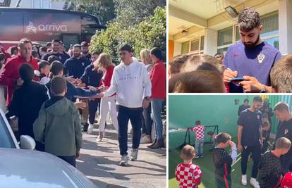 'Vatreni' razveselili 150 djece iz doma Maestral: Već je mjesec dana euforija, idemo i na Poljud