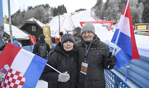 FOTO Baka i djed bodrili Zrinku: Pogledajte atmosferu hrvatskih navijača na utrci u Sloveniji...