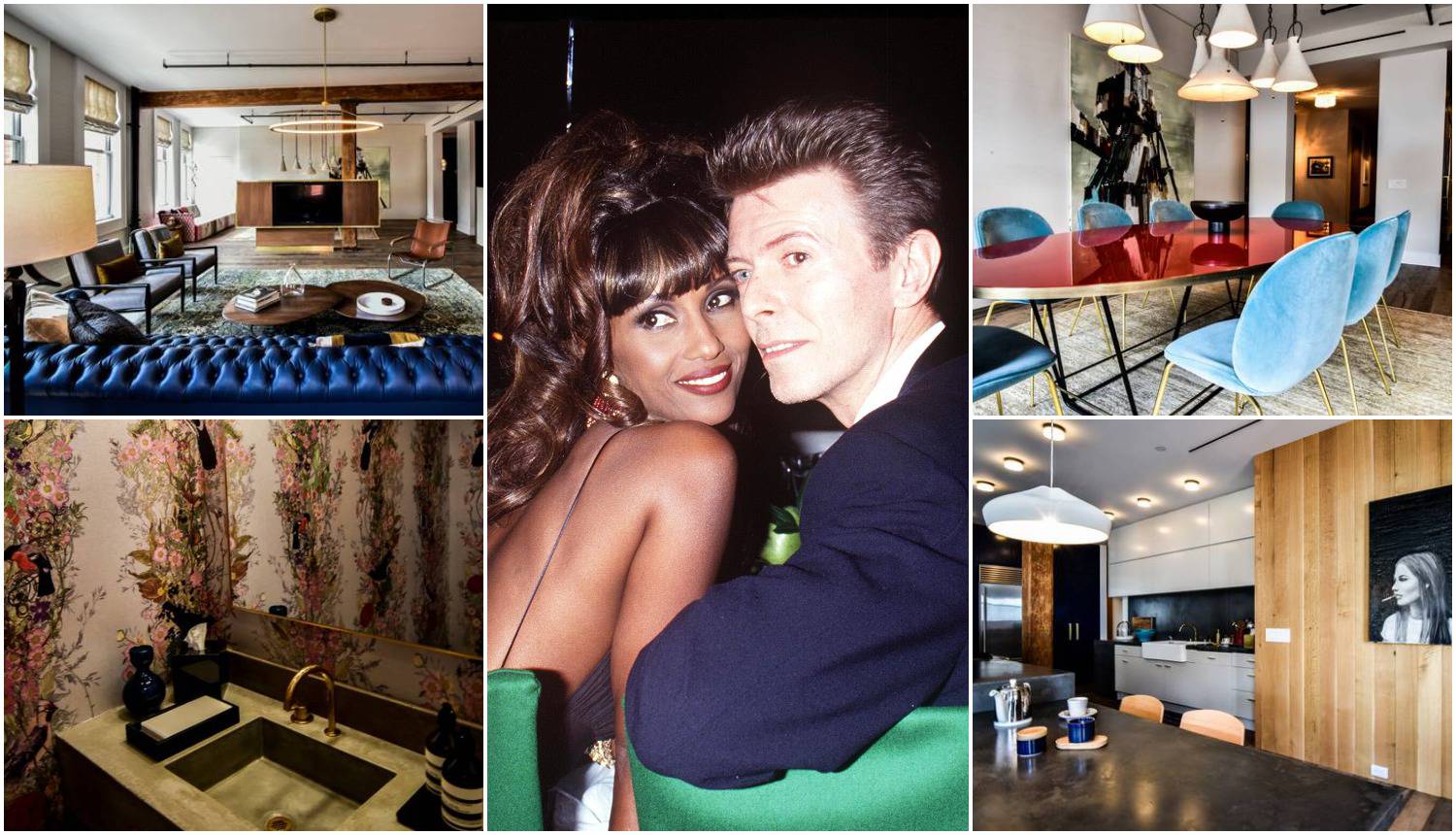 Bili smo u stanu Bowieja: Raj od 300 m2 krase cvjetne tapete, umjetnine, note i modri kauč