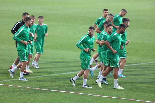 Trening KF Dukagjini uo?i uzvratne utakmice drugog pretkola Konferencijske lige protiv HNK RIjeka