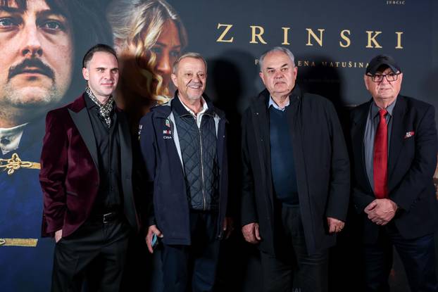 Zagreb: Premijera dugometražnog igrano-dokumentarnog filma "Zrinski"