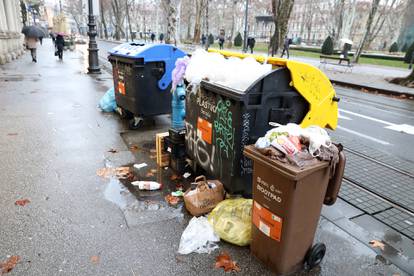 FOTO Čistoća u štrajku: Ovako danas izgledaju ulice u Zagrebu