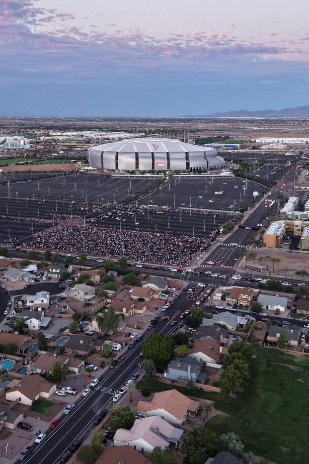 Memorial service for slain conservative commentator Kirk in Glendale