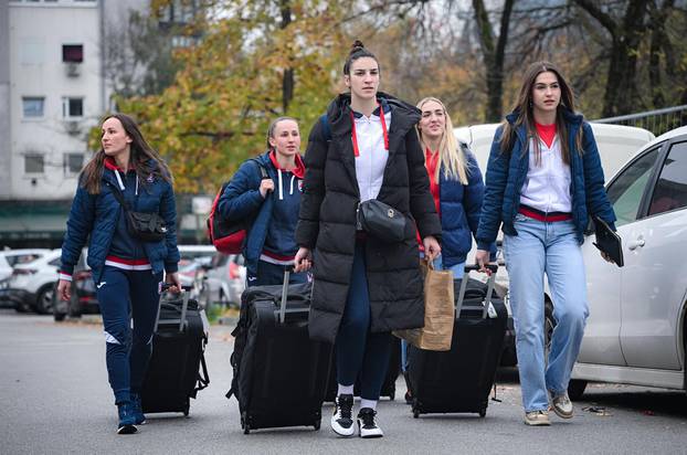 Zagreb: Okupljanje ženske rukometne reprezentacije povodom završnih priprema za nadolazeće Europsko prvenstvo