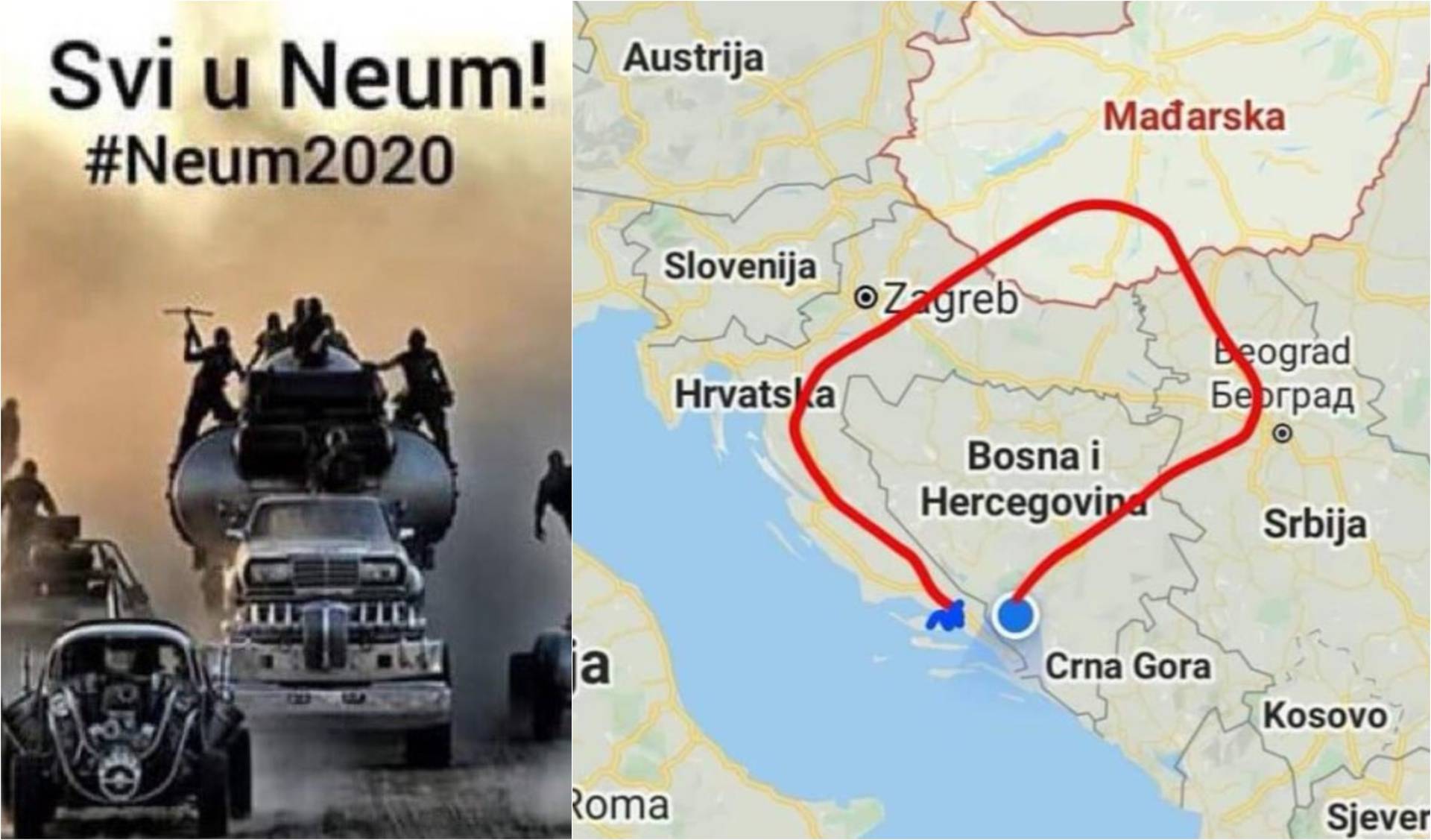 Svi žele u Neum: 'Braćo Hrvati, doći ćete vi nama, čim zagusti'