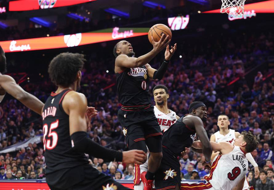 NBA: Miami Heat at Philadelphia 76ers