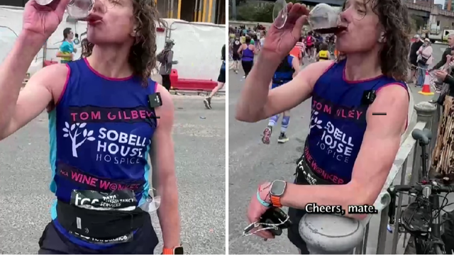 VIDEO Britanac trčao londonski maraton i popio 26 čaša vina: 'Bio sam potpuno iscrpljen'