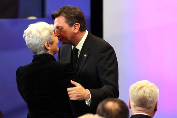 Bruxelles: Borut Pahor ?estitao premijerki Kosor na potpisivanju ugovora s EU