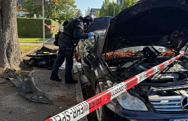Fire in Munich - large-scale deployment of police and fire department