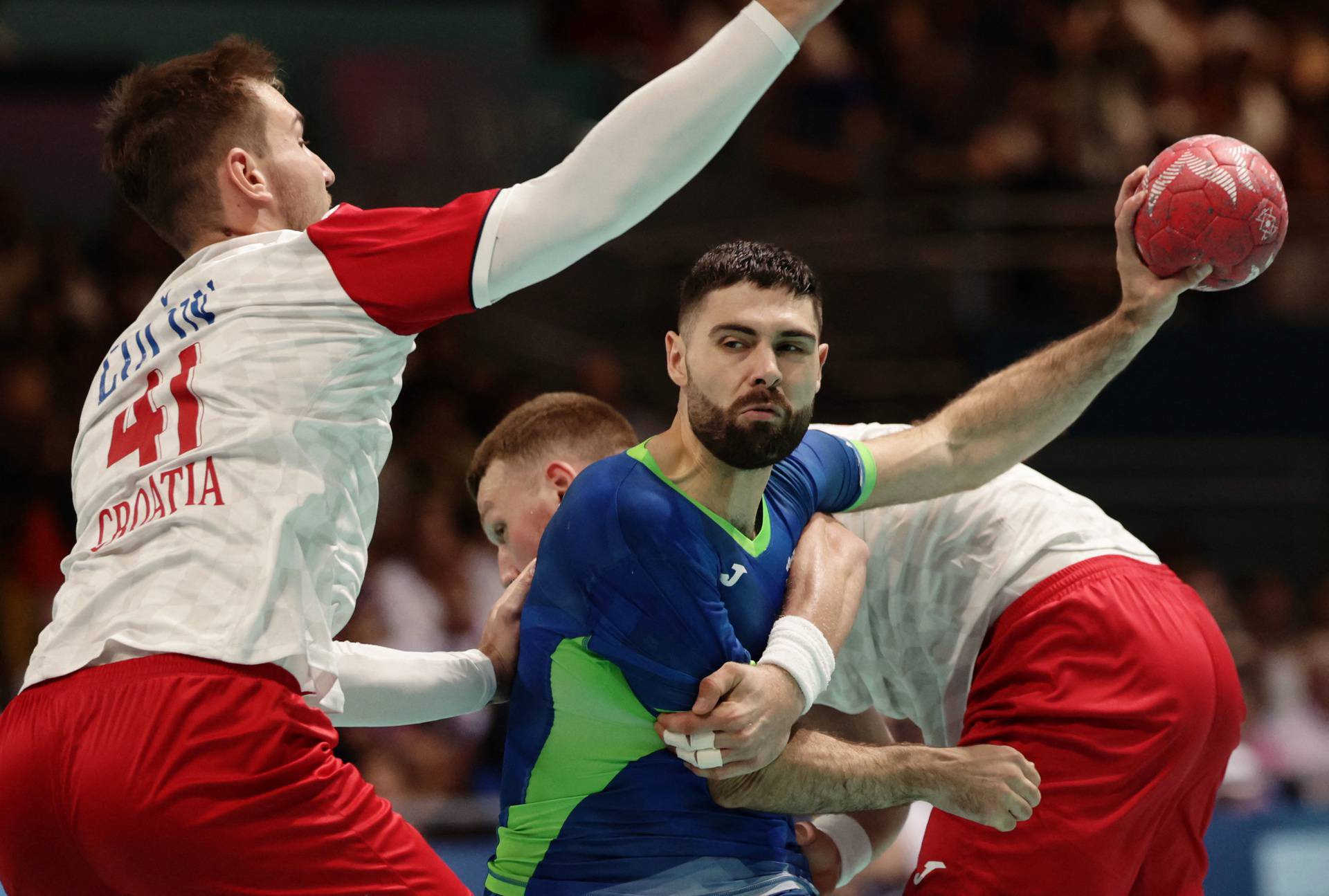 Handball - Men's Preliminary Round Group A - Slovenia vs Croatia