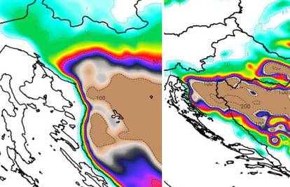 Na Badnjak i Božić u ovom će dijelu Hrvatske biti metar snijega! Pogledajte ovu kartu...