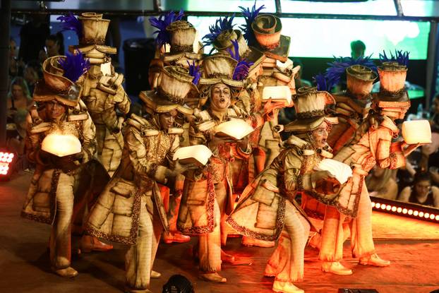 Carnival parade in Sao Paulo