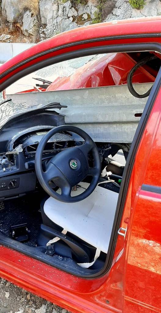 Centimetri ih dijelili od smrti: Ograda probila auto kod Ploča